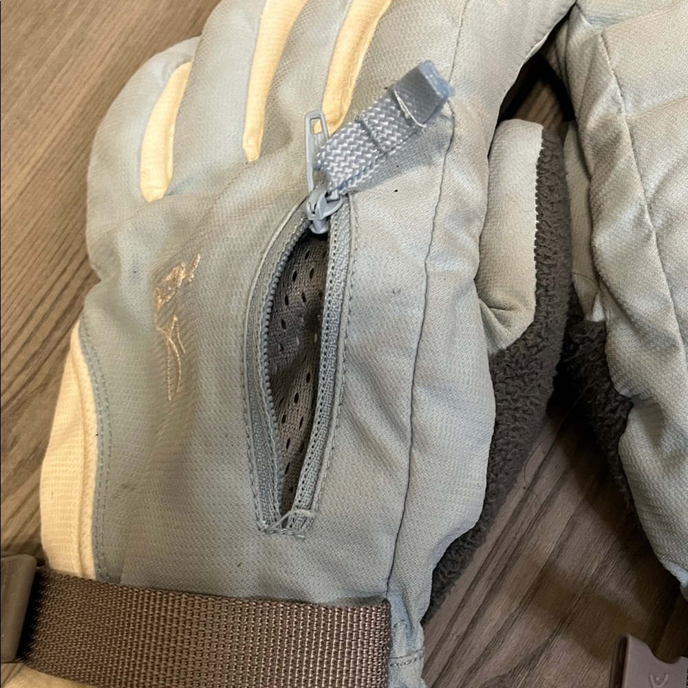 Women’s Head Blue and White Ski Gloves Size L - Picture 10 of 11